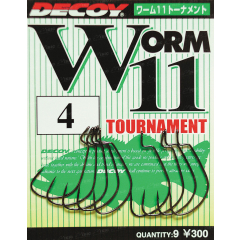 Крючок Decoy Worm11 Tournament #1 (9 шт/уп)