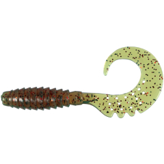 Силіконова приманка FishUP Fancy Grub 1"" #019 - Motor Oil/Red (12шт/уп)