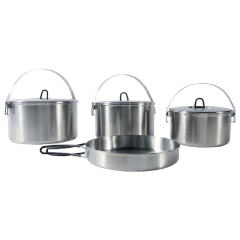Набір посуду Tatonka Family Cook Set L (три каструлі, сковорода) 4024.000