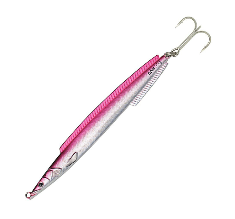 Пилькер-песчанка DAM SALT-X Sandeel 15г. 9,5 см. тройник 4 (pink uv) - 1 Пилькер-песчанка DAM SALT-X Sandeel 15г. 9,5 см. тройник 4 (pink uv) - 1