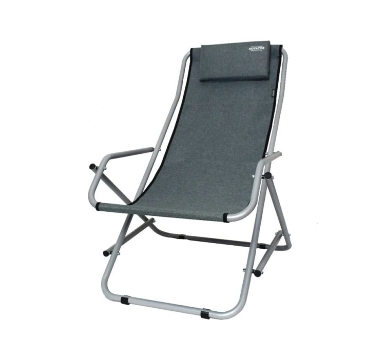 Крісло-шезлонг Novator SH-7 Grey - 4 Крісло-шезлонг Novator SH-7 Grey - 4