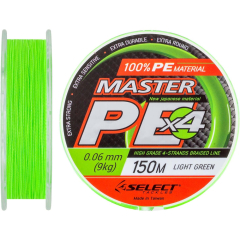 Шнур Select Master PE 150м (салат.) 0.06мм 9кг