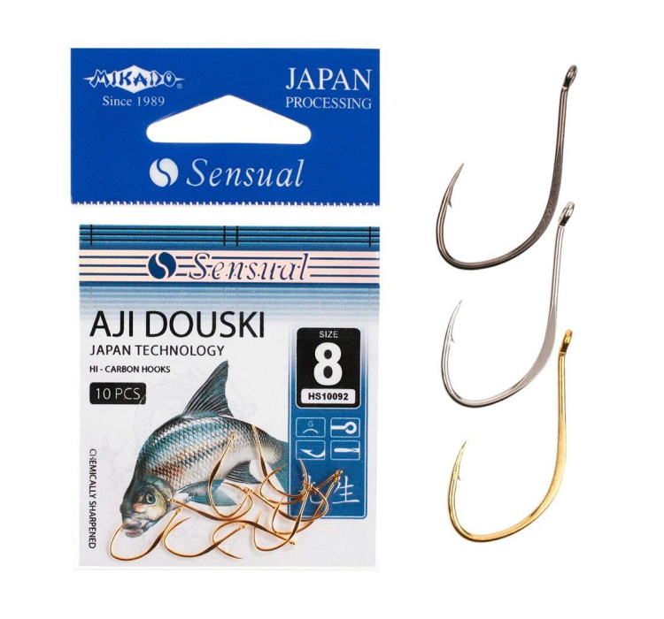 Крючок Mikado Sensual Aji Douski (никель) № 8 - 1 Крючок Mikado Sensual Aji Douski (никель) № 8 - 1