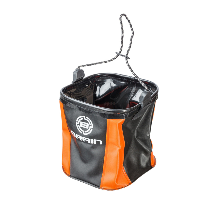 Ведро Brain EVA для набора воды мягкое без крышки ц:оранжевый/черный - 1 Ведро Brain EVA для набора воды мягкое без крышки ц:оранжевый/черный - 1