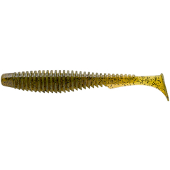 Силіконова приманка FishUP U-Shad 3.5"" #074 - Green Pumpkin Seed (8шт/уп)