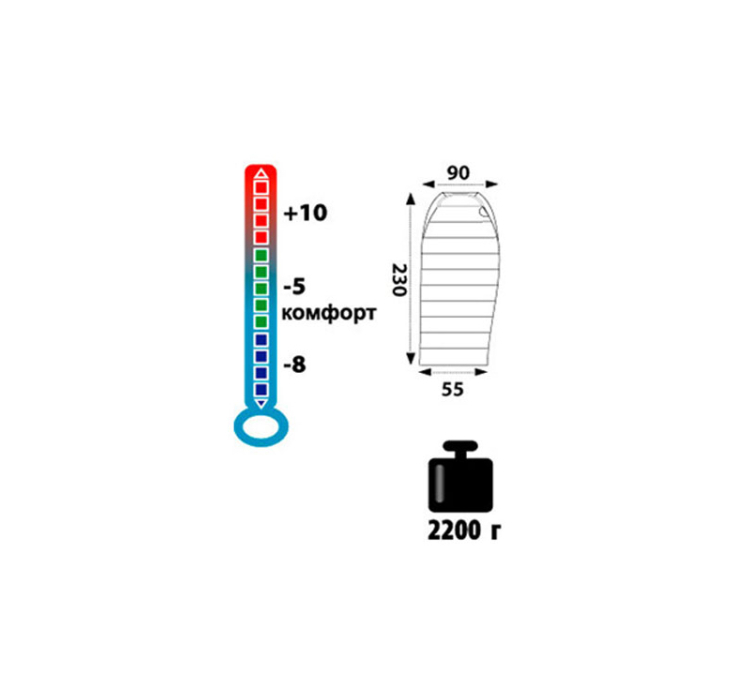 Спальний мiшок Tramp Siberia 5000 XL, TRS-009.06 правий - 3 Спальний мiшок Tramp Siberia 5000 XL, TRS-009.06 правий - 3