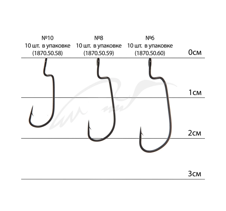 Гачок Select MJ-1 #6 (10 шт/уп) - 3 Гачок Select MJ-1 #6 (10 шт/уп) - 3