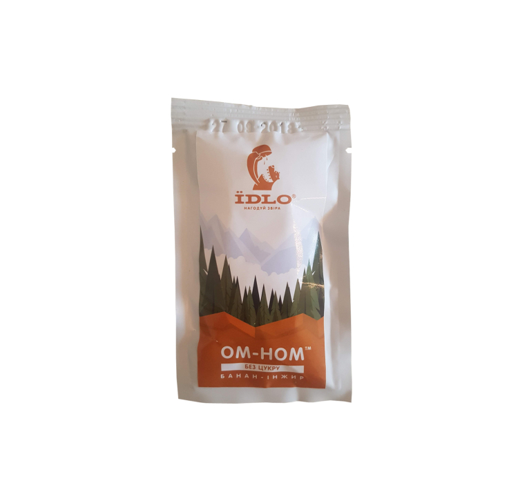 Енергетичний батончик OMNOM "Банан-інжир" - 1 Енергетичний батончик OMNOM "Банан-інжир" - 1