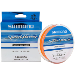 Шоклідер Shimano Speedmaster Tapered Surf Leader 10X15м 0.26-0.57мм 4.6-17.0кг