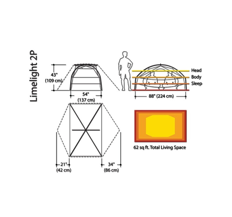 Палатка Marmot Limelight 2P (Orange) - 8 Палатка Marmot Limelight 2P (Orange) - 8