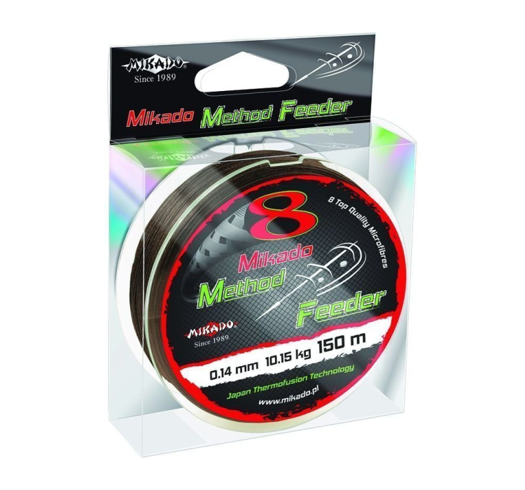 Плетений шнур Mikado OCTA METHOD FEEDER BRAID 300м коричневий 0,14 мм - 1 Плетений шнур Mikado OCTA METHOD FEEDER BRAID 300м коричневий 0,14 мм - 1