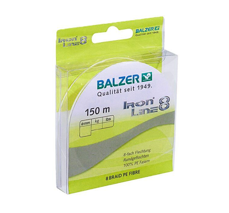 Шнур Balzer Iron Line 8x Yellow 150м 0.30мм 34,8кг (жовтий) - 1 Шнур Balzer Iron Line 8x Yellow 150м 0.30мм 34,8кг (жовтий) - 1