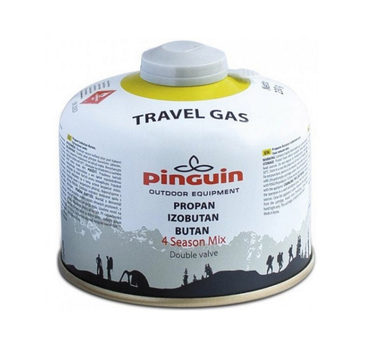 Балон газовий Pinguin G230 з різьбовим з'єднанням (230г) - 1 Балон газовий Pinguin G230 з різьбовим з'єднанням (230г) - 1