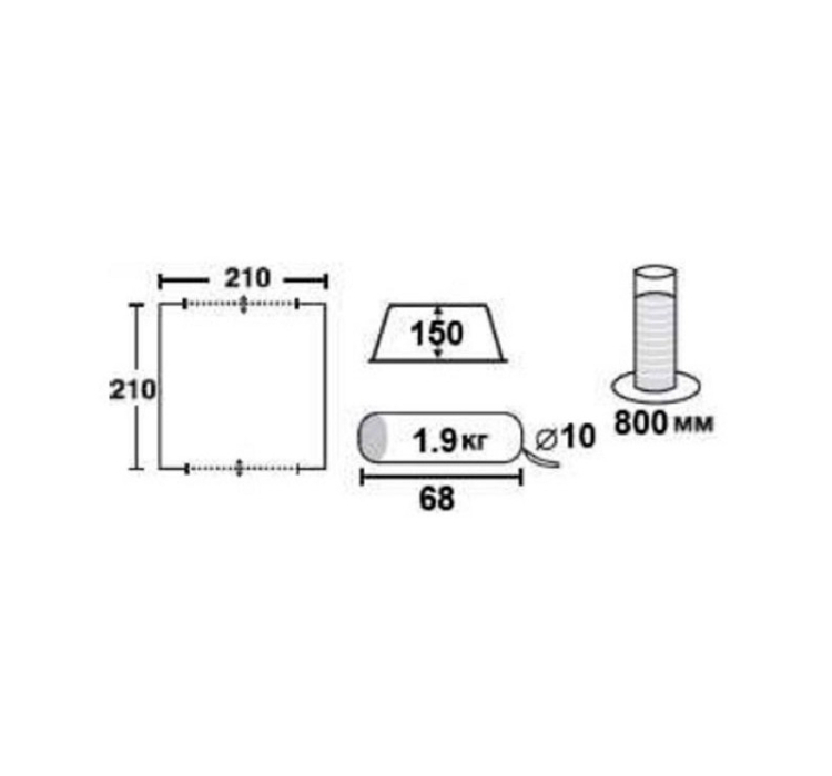 Намет Пляжний Trek Planet 70256|8 Miami Beach - 6 Намет Пляжний Trek Planet 70256|8 Miami Beach - 6