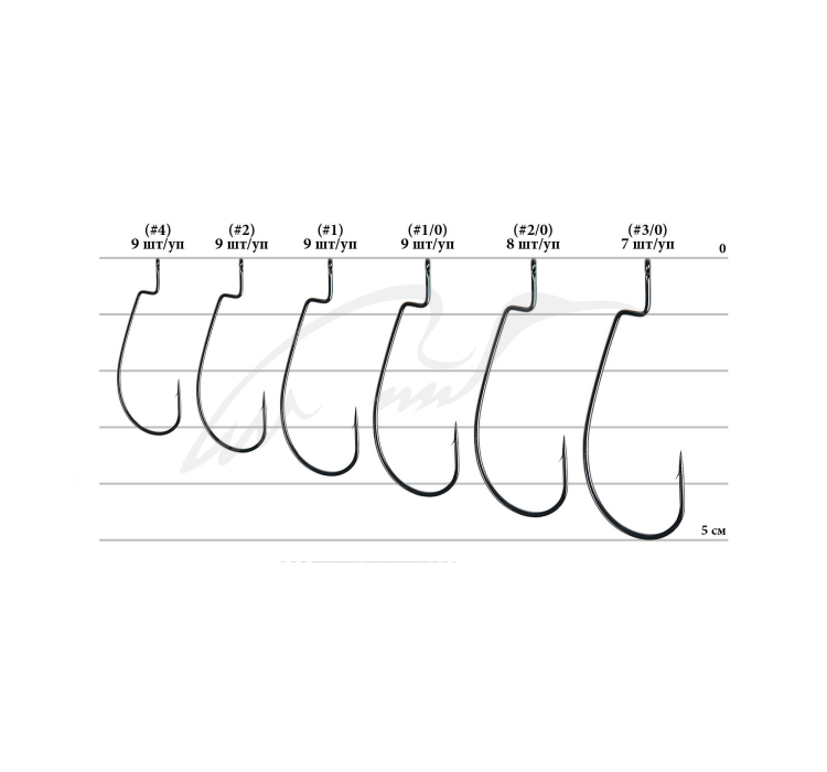 Крючок Decoy Worm15 Dream Hook #2 (9 шт/уп) - 2 Крючок Decoy Worm15 Dream Hook #2 (9 шт/уп) - 2