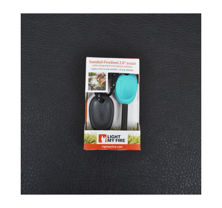 2 в 1 - огниво + свисток LIGHT MY FIRE Swedish FireSteel Scout голубое, блистер - 8 2 в 1 - огниво + свисток LIGHT MY FIRE Swedish FireSteel Scout голубое, блистер - 8