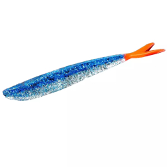 Силиконовая приманка Lunker City Fin-S Fish 8/BG 4" #279 Blue Ice Firetail (8 шт.)
