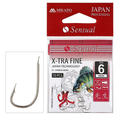 Крючок Mikado Sensual X-Tra Fine №18 (лопатка) 10шт. (bronze)