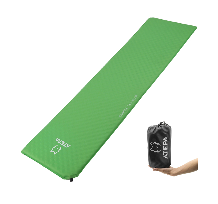 Надувний карімат Atepa COMPACT LIGHT (AM1002) GREEN - 2 Надувний карімат Atepa COMPACT LIGHT (AM1002) GREEN - 2