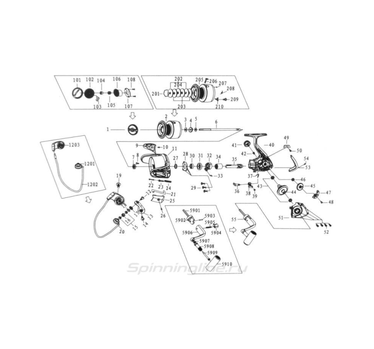 Котушка Salmo Diamond Match 6 3000FD - 10 Котушка Salmo Diamond Match 6 3000FD - 10