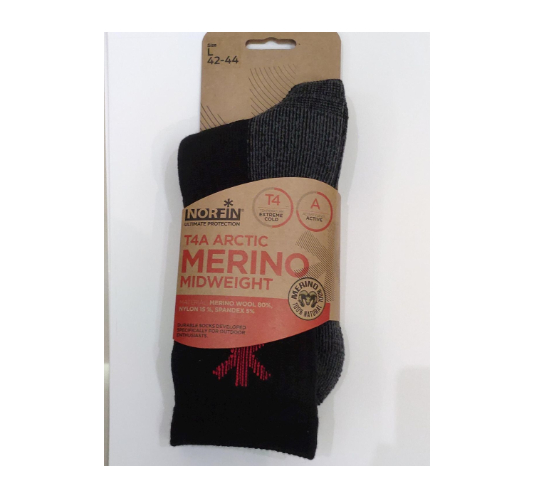 Шкарпетки Norfin Merino Arctic Midweight T4A р.XL (45-47) - 7 Шкарпетки Norfin Merino Arctic Midweight T4A р.XL (45-47) - 7