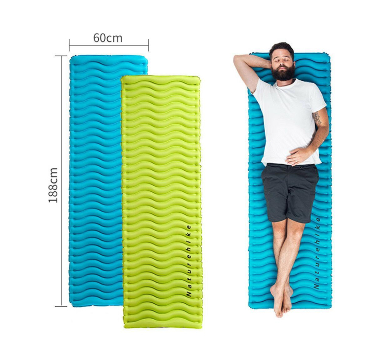 Матрац надувний FC-09 188х60х5см, 582гр, зелений - 1 Матрац надувний FC-09 188х60х5см, 582гр, зелений - 1