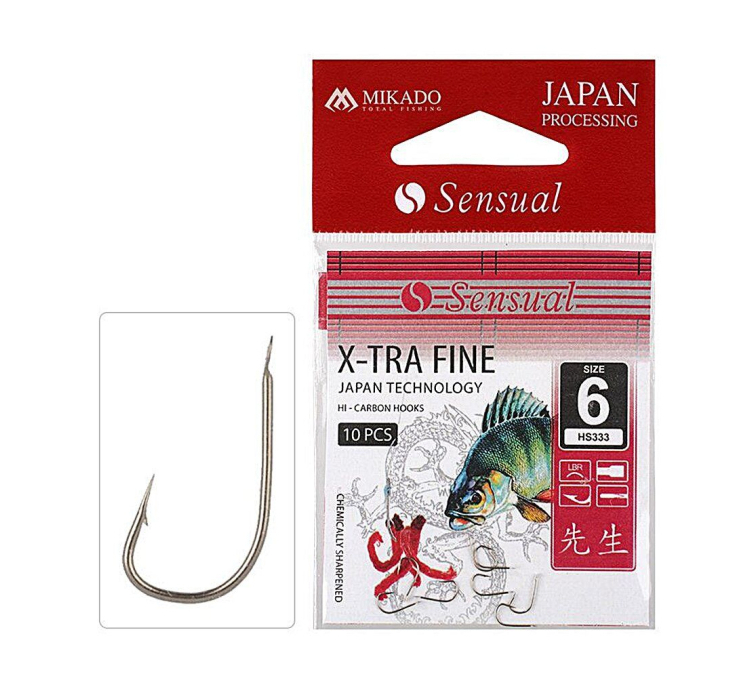 Крючок Mikado Sensual X-Tra Fine №18 (лопатка) 10шт. (bronze) - 1 Крючок Mikado Sensual X-Tra Fine №18 (лопатка) 10шт. (bronze) - 1