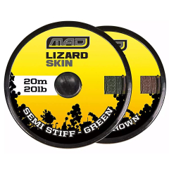 Шнур поводочный DAM MAD Lizard Skin Semi Stiff Green 20м 20lb (color-green)