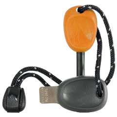 2 в 1 - огниво + свисток LIGHT MY FIRE Swedish FireSteel Scout оранжевое, блистер