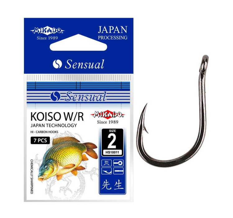 Крючок Mikado Sensual Koiso (черный никель) № 6 - 1 Крючок Mikado Sensual Koiso (черный никель) № 6 - 1