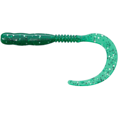 Силіконова приманка Reins Curly Curly 4" 397 Motor Oil SP (15 шт./пач.)