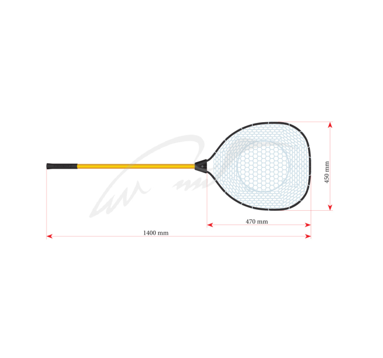 Підсак Favorite Arena 1.4m сітка силікон ц:рожевий - 2 Підсак Favorite Arena 1.4m сітка силікон ц:рожевий - 2