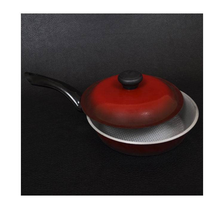 Сковорода алюмінієва рифлена з зовнішнім покриттям (200mm) - 3 Сковорода алюмінієва рифлена з зовнішнім покриттям (200mm) - 3