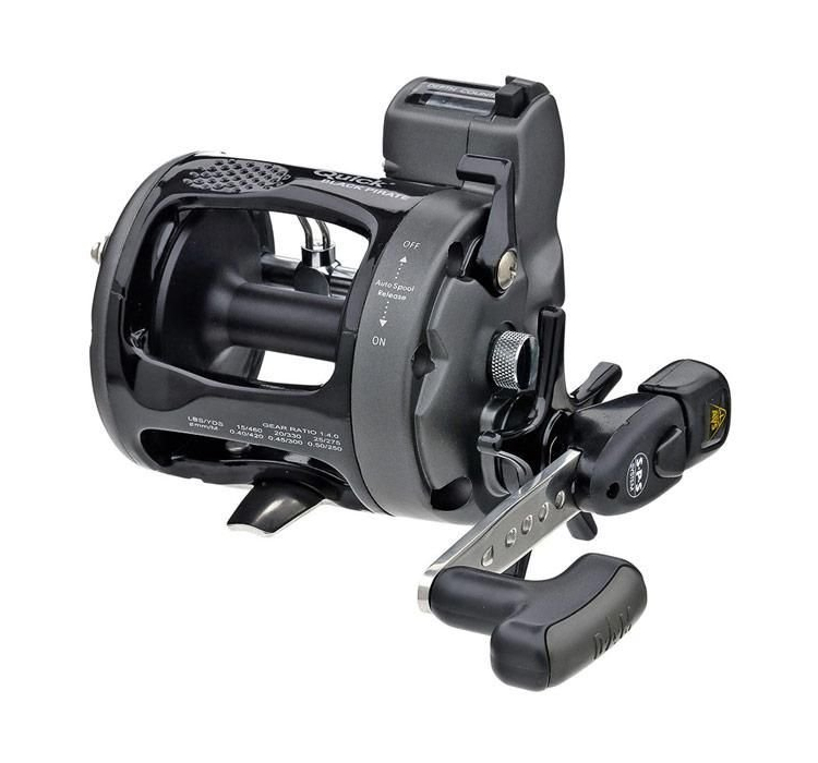 Котушка DAM мультиплікатор QUICK BLACK PIRATE 30RHC з лічильником - 1 Котушка DAM мультиплікатор QUICK BLACK PIRATE 30RHC з лічильником - 1