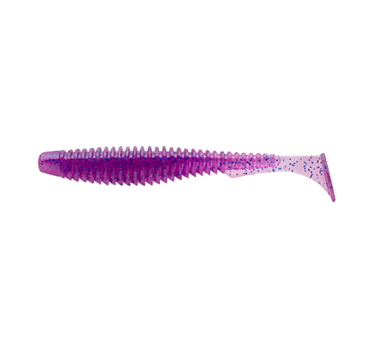 Силиконовая приманка FishUP U-Shad 4"" #014 - Violet/Blue (8шт/уп) - 1 Силиконовая приманка FishUP U-Shad 4"" #014 - Violet/Blue (8шт/уп) - 1