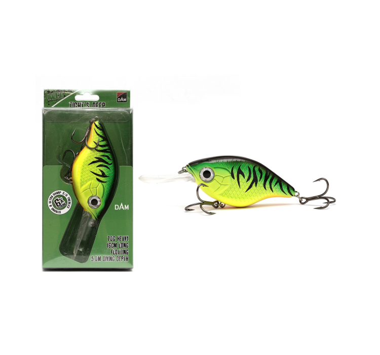 Воблер DAM MADCAT Tight-S Deep 160мм 70гр (firetiger) - 2 Воблер DAM MADCAT Tight-S Deep 160мм 70гр (firetiger) - 2