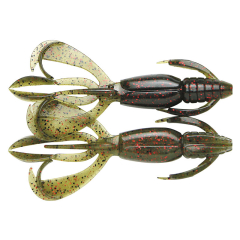 Силиконовая приманка Keitech Crazy Flapper 4.4" (6 шт/уп) ц:208 watermelon pp. red