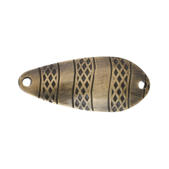 Блесна колеблющаяся Mikado STRIPE Old Gold 22 г