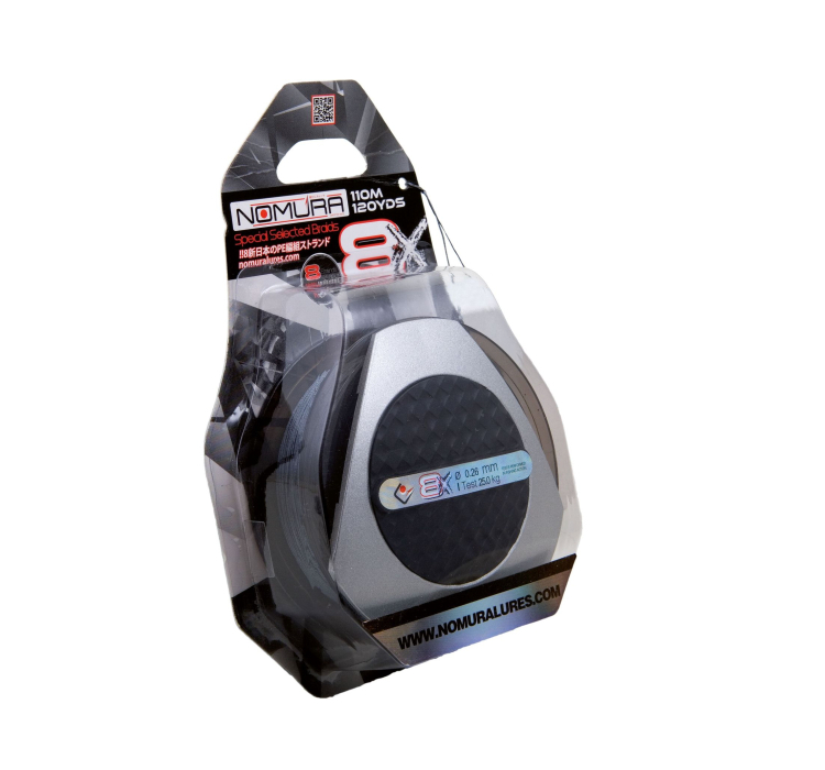 Шнур Nomura Sensum 8X Braid 110м(120yds) 0.30мм 30кг цвет-gray (серый) - 1 Шнур Nomura Sensum 8X Braid 110м(120yds) 0.30мм 30кг цвет-gray (серый) - 1