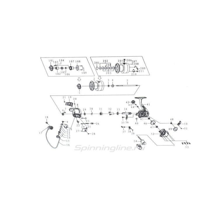 Катушка Salmo Blaster Super 2 3000FD - 10 Катушка Salmo Blaster Super 2 3000FD - 10