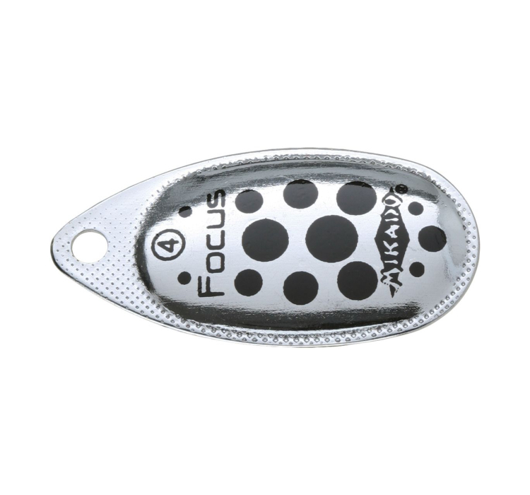 Блешня обертова Mikado FOCUS Silver-11 9 г - 1 Блешня обертова Mikado FOCUS Silver-11 9 г - 1