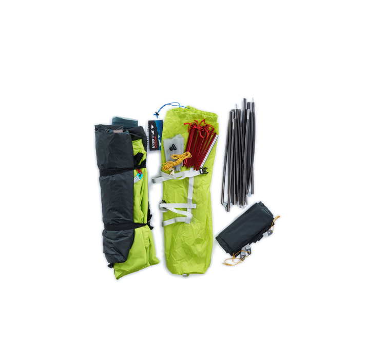 Палатка одноместная 3F Ul Gear Floating Cloud 1 210T 3 season Зеленый - 15 Палатка одноместная 3F Ul Gear Floating Cloud 1 210T 3 season Зеленый - 15