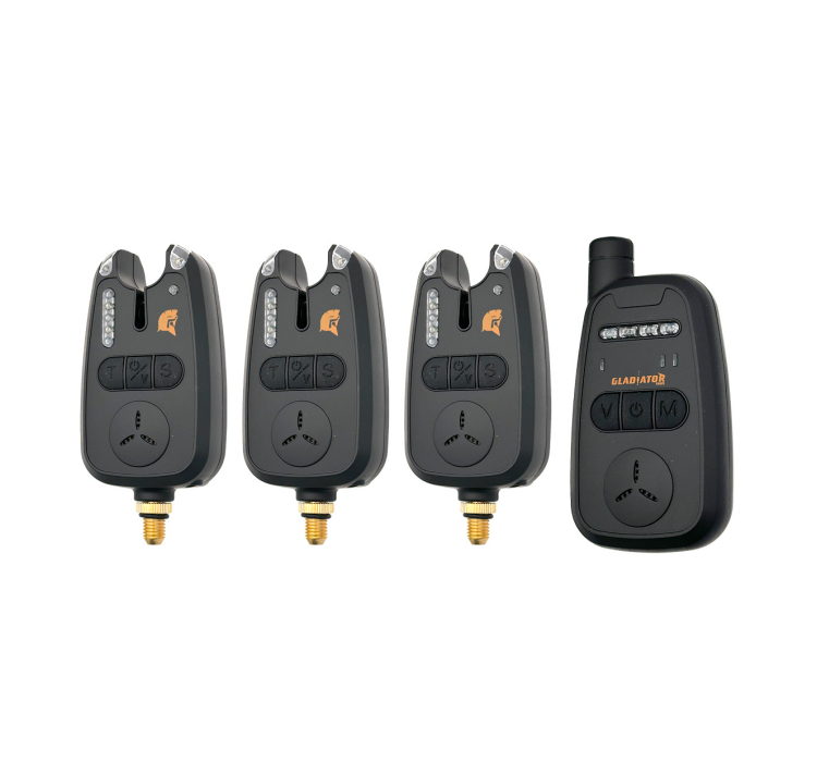 Набір сигналізаторів GLADIATOR RF298 3+1 Black з пейджером Набір сигналізаторів GLADIATOR RF298 3+1 Black з пейджером