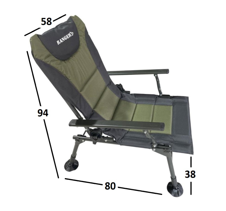 Крiсло коропове Ranger Рower SL-109 (Арт. RA 2248) Крiсло коропове Ranger Рower SL-109 (Арт. RA 2248)