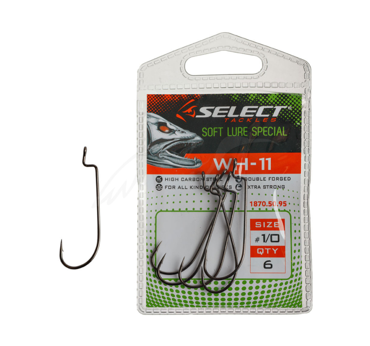 Гачок Select WH-11 #1/0 (6 шт/уп) - 1 Гачок Select WH-11 #1/0 (6 шт/уп) - 1