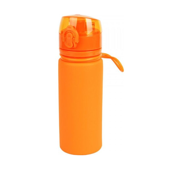 Пляшка силікон 500 мл Tramp TRC-093-orange - 1 Пляшка силікон 500 мл Tramp TRC-093-orange - 1