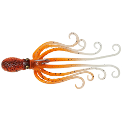 Силиконовая приманка Savage Gear 3D Octopus 100 mm 35.0g UV Orange/Glow (поштучно) (1 шт.)