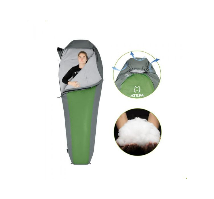 Спальний мiшок Atepa COMPACT 1000 (AS2002) L MOSSGREEN - 3 Спальний мiшок Atepa COMPACT 1000 (AS2002) L MOSSGREEN - 3
