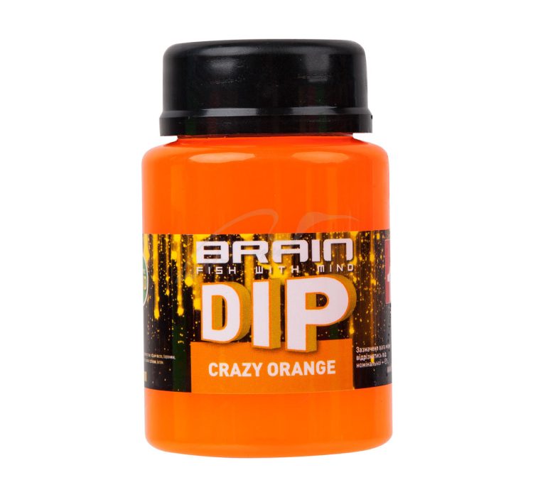 Дип для бойлов Brain F1 Crazy orange (апельсин) 100ml - 1 Дип для бойлов Brain F1 Crazy orange (апельсин) 100ml - 1
