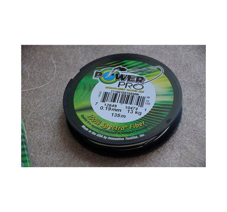 Шнур Power Pro 135m White 0.08 9lb/4kg - 8 Шнур Power Pro 135m White 0.08 9lb/4kg - 8